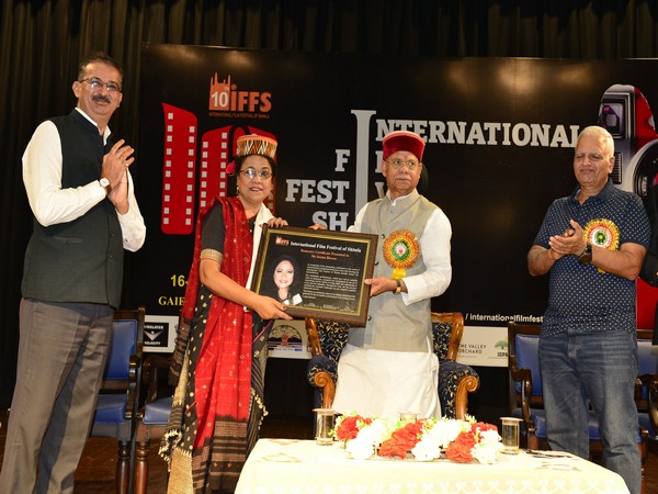 Himachal Pradesh Governor Shiv Pratap Shukla at IFFS (Image/ANI)