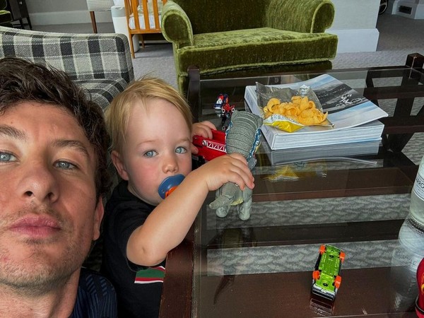 Barry Keoghan with son Brando (Image Source: Instagram/keoghan92)