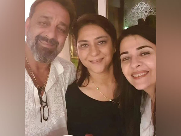 Actor Sanjay Dutt and his sisters (Image source: Instagram)