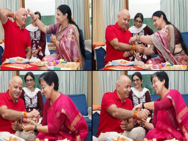 AAP leader Manish Sisodia celebrates Rakshabandhan (Photo/X: @msisodia)