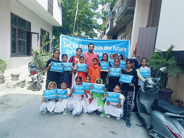 IYDF and Sunshine Yoga Collaborate to Bring Warmth and Support to Khairabad’s Underprivileged Schoolchildren