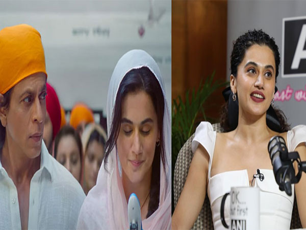 Shah Rukh Khan, Taapsee Pannu (Image Source; Instagram, ANI)