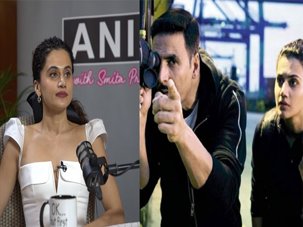 Taapsee Pannu, Akshay Kumar (Image Source; ANI, X)