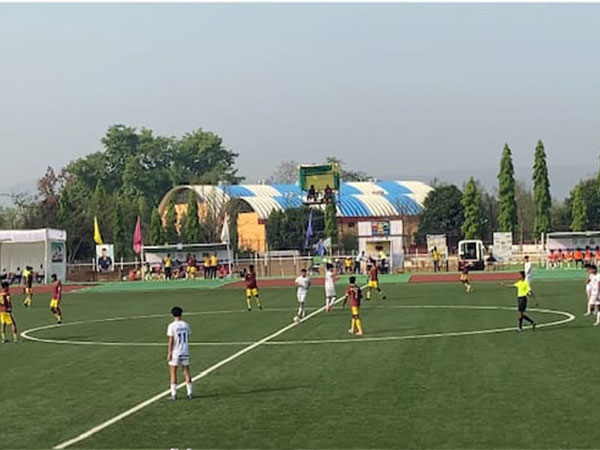 Narayanpur football ground in Bastar. (File photo/ANI)