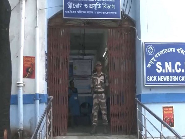 CISF deployed on Kolkata's RG Kar Medical College and Hospital. (Photo/ANI)