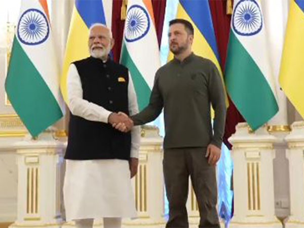 Prime Minister Narendra Modi and Ukrainian President Volodymr Zelenskyy (Photo/@BJP4India)