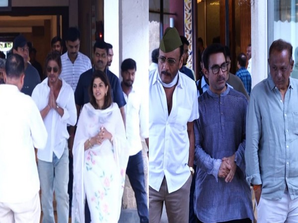 Shah Rukh Khan, Aamir Khan, Jackie Shroff (Photo/ANI)