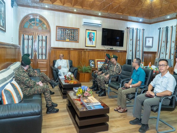 COAS General Upendra Dwivedi in Manipur. (Photo/ANI) 