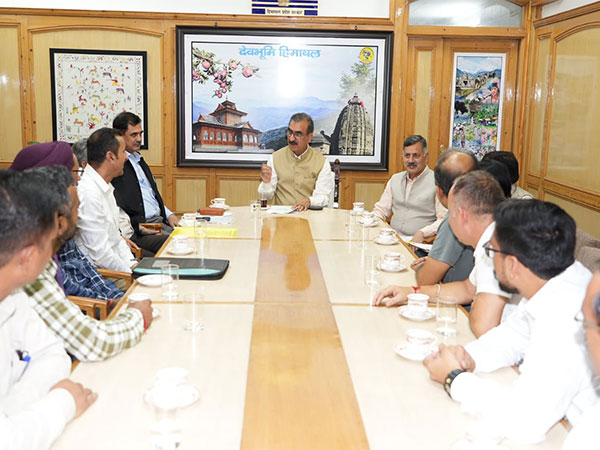 Chief Minister Sukhvinder Singh Sukhu attends the meeting. (Photo/ANI)