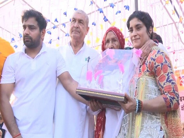 Indian grappler Vinesh Phogat (Photo: ANI)