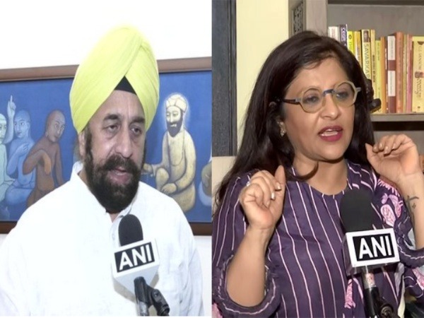BJP national spokespersons RP Singh and Shazia Ilmi. (File photos/ANI)