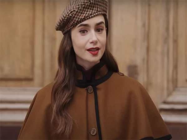 Lily Collins in a still from 'Emily In Paris' (Image source: Instagram/@Netflix)