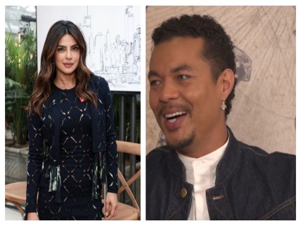 Actors Priyanka Chopra and Ismael Cruz Cordova (Image source: ANI and Instagram)