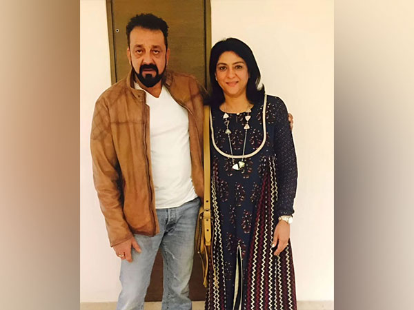 Sanjay Dutt and  his sister Priya Dutt (Image source: Instagram)