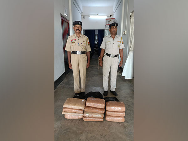 33 kg of dried cannabis seized at Agartala Railway Station. (Photo/ GRP Station Agartala)