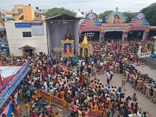 Annai Velankanni festival (Image source: ANI)