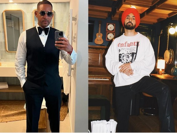 Will Smith, Diljit Dosanjh (Image Source; Instagram)