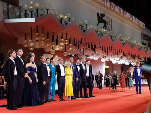 Team 'The Order' at Venice Film Festival (Image source: Instagram/@labiennale)