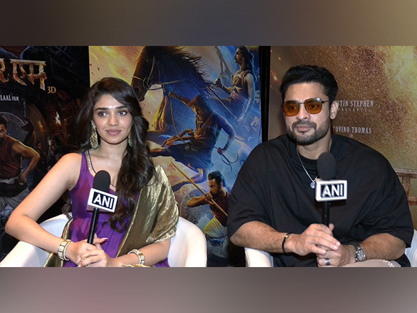 Krithi Shetty, Tovino Thomas (Image source: ANI)