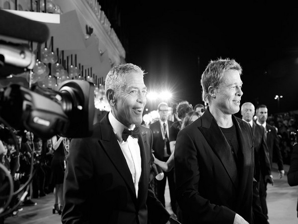 George Clooney, Brad Pitt (image source: instagram/labiennale)