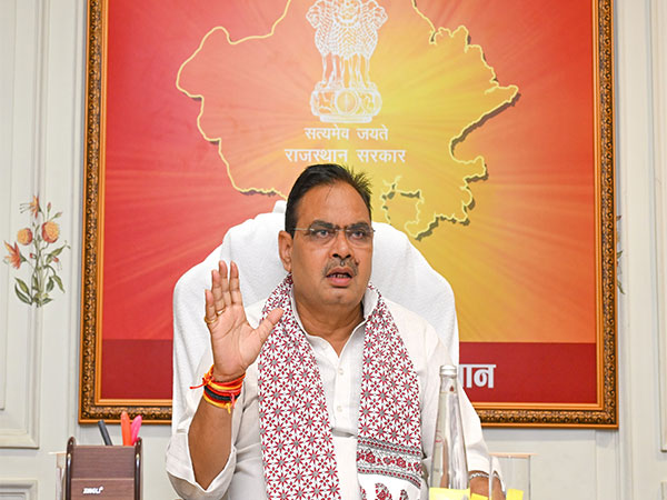 Rajasthan Chief Minister Bhajanlal Sharma (Photo/ANI)