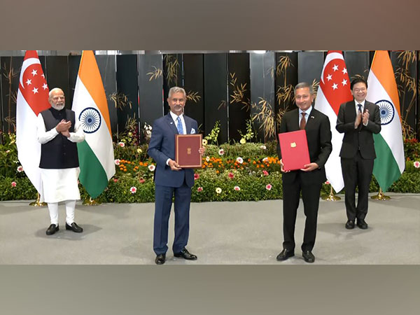 India and Singapore exchanged four MoUs (Photo/ANI)