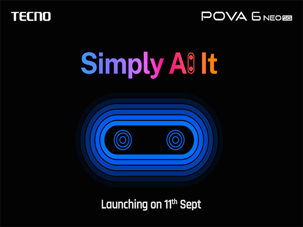 “Simply AI It” with TECNO POVA 6 Neo Launching on 11th September on Amazon
