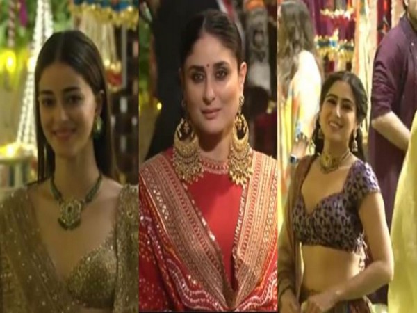 Bollywood celebs at Ambani family’s grand residence, Antilia (Photo/ANI)