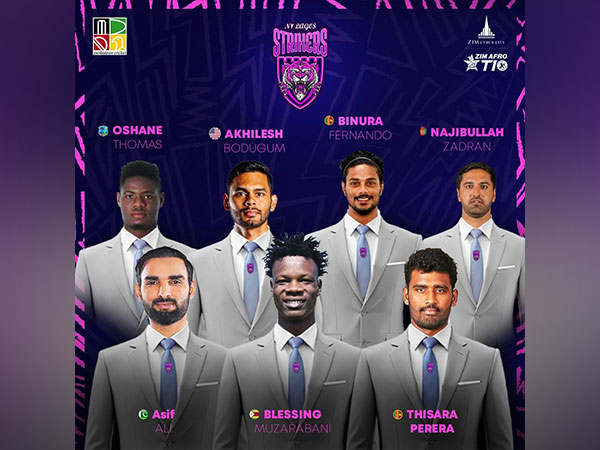 Players of Team NY LAGOS Strikers (Photo: Zim Afro T10)