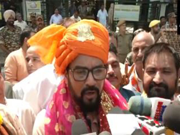 BJP MP Anurag Thakur (Photo/ANI)