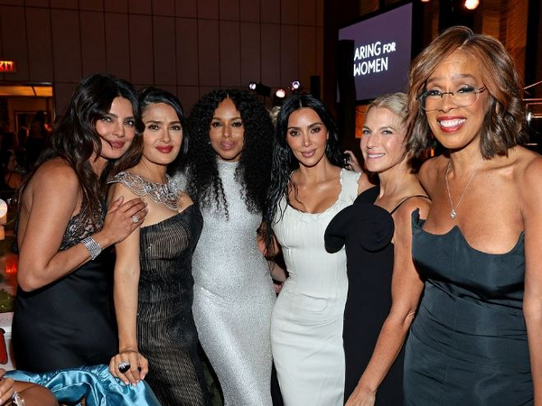 Priyanka Chopra, Salma Hayek Pinault, Kerry Washington, Kim Kardashian, Jessica Seinfeld, Gayle King (L to R) (Image source: Instagram/@priyankachopra)