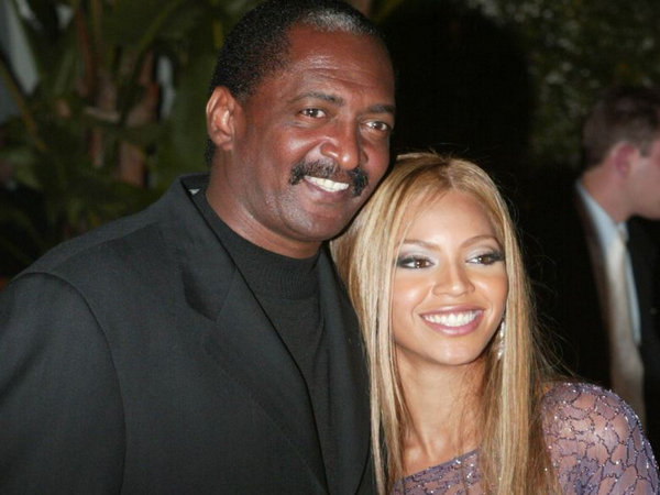 Beyonce with father Mathew Knowles (Photo source: Instagram/@mrmathewknowle)