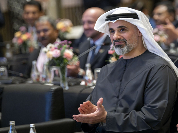 Abu Dhabi Crown Prince Sheikh Khaled Bin Mohamed Bin Zayed Al Nahyan (Photo/X@IndembAbuDhabi)