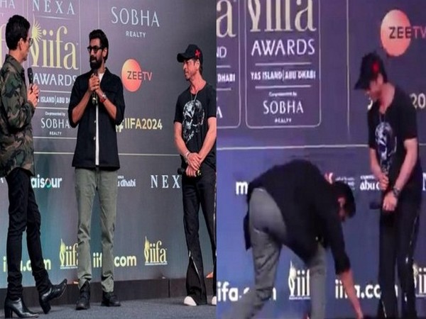 Stars Shah Rukh Khan, Rana Daggubati and Karan Johar (Image source: ANI)