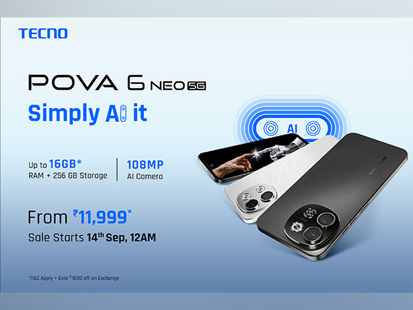 POVA 6 Neo Launched With AI Features and Segment-First 16GB* RAM ...