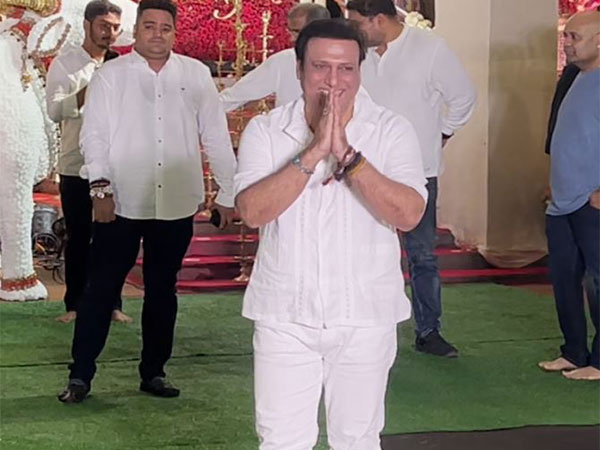  Govinda at Maharashtra Chief Minister Eknath Shinde's Ganesh Chaturthi celebration (Image Source: ANI)
