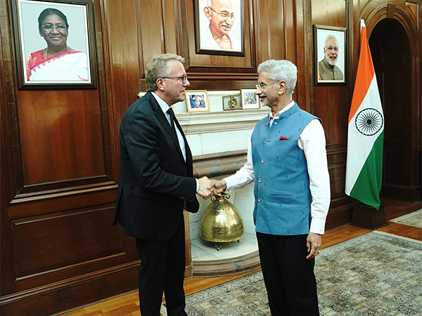 External Affairs Minister S Jaishankar with Morten Bodskov, Minister for Industry, Business and Financial Affairs of Denmark (Image: X@DrSJaishankar)