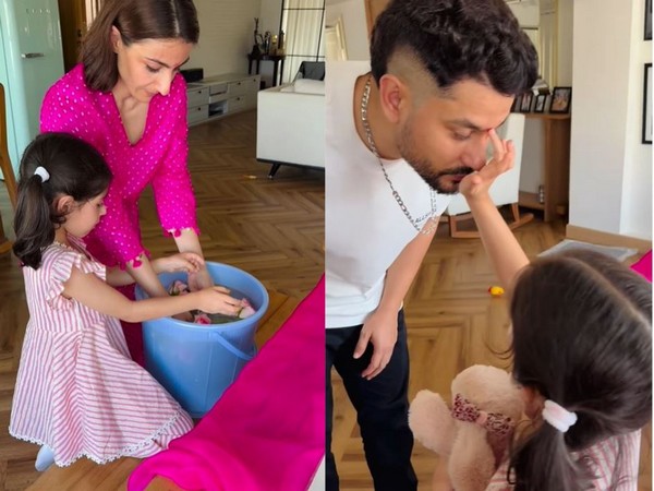 Soha Ali Khan, Kunal Kemmu with daughter Inaaya Naumi Kemmu (Photo/Instagram@sakpataudi)