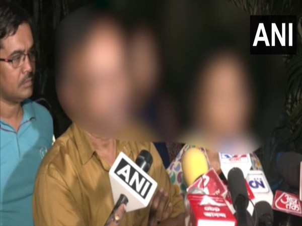 Father of the deceased trainee doctor from Kolkata's RG Kar Medical College (Photo/ANI)