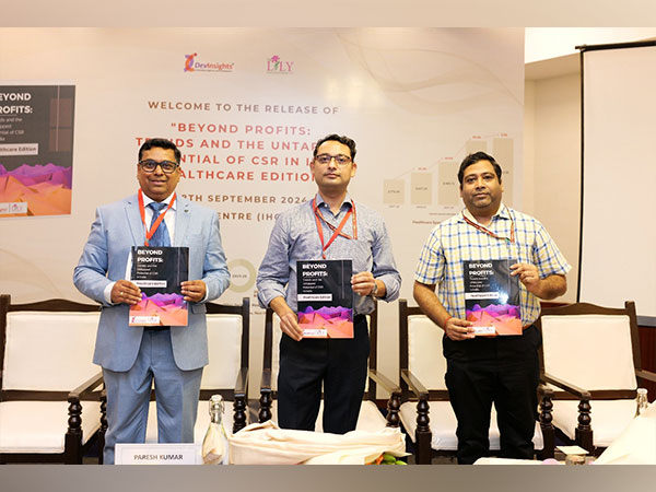 LtoR- Paresh Kumar, Co-founder and CEO, DevInsights, Harsh Mangla, IAS, Director - Department of Health & Family Welfare (MoHFW), Saroj Kumar, Director, MoHFW 