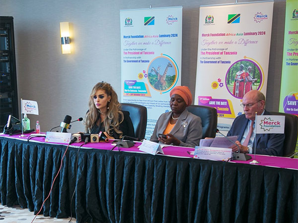 Merck Foundation Chairman and CEO with The Minister of Community Development, Gender Women and Special Groups, Tanzania during the Press Conference in Dar es Salaam