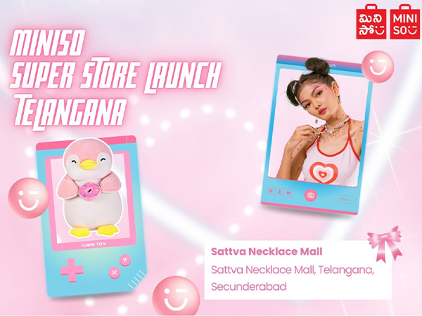Miniso India’s first superstore in South India, right in the heart of Secunderabad at the Sattva Necklace Mall!s