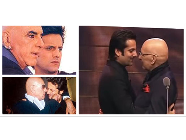 Actor Fardeen Khan and his late father Feroz Khan(Image source: Instagram @fardeenfkhan)