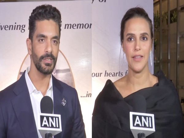 Angad Bedi, Neha Dhupia (Photo/ANI)