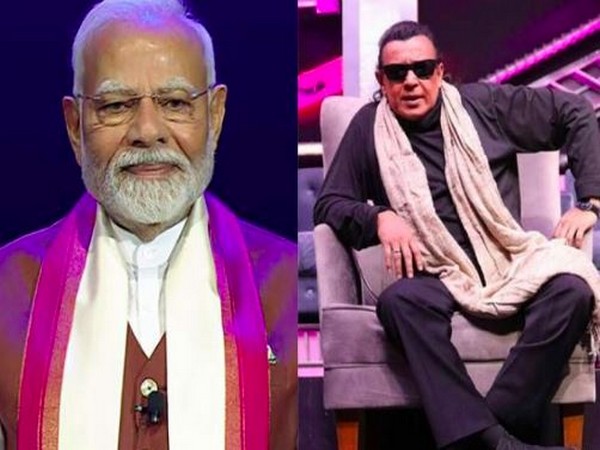 PM Modi, Mithun Chakraborty (Photo/ANI, @LIV_Music)