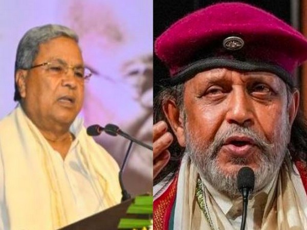 Siddaramaiah, Mithun Chakraborty (Photo/X/@CMofKarnataka)