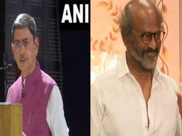 TN Governor RN Ravi, actor Rajinikanth (Photo/ANI)