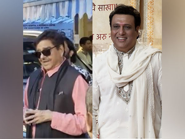 Shatrughan Sinha, Govinda (Image source/ ANI photos) 