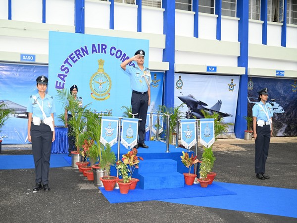 Air Marshal Surat Singh assumed charge as the Air Officer Commanding-in-Chief, Eastern Air Command (Photo/ @IAF_MCC)