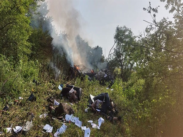 Pune helicopter crash (Photo/ANI)
